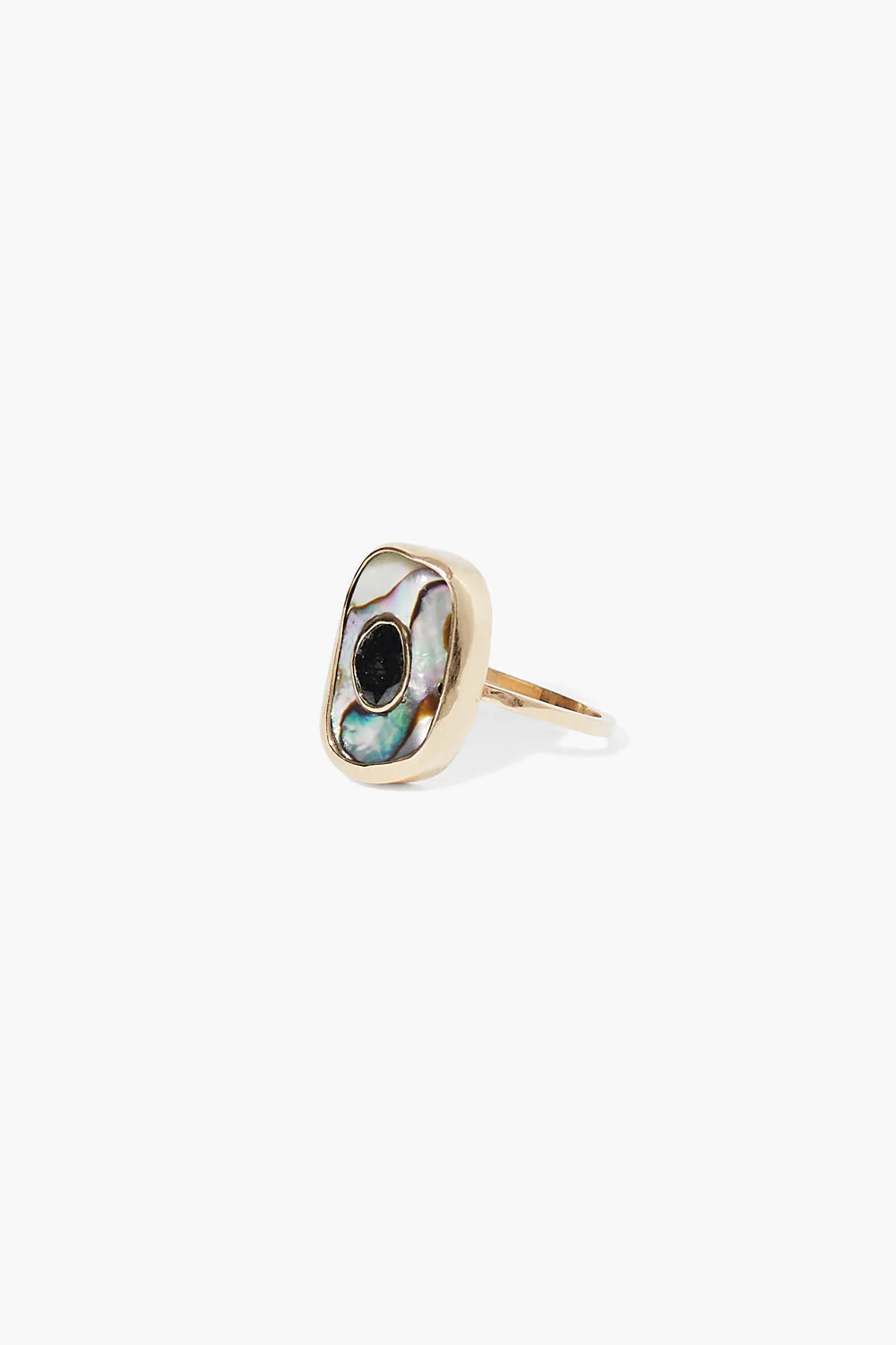 14k Oasis Ring Abalone - Image 2