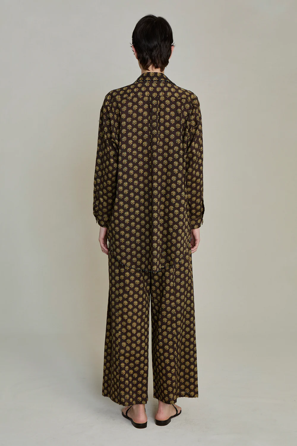 Astrid Block Print Set Brown - Image 5