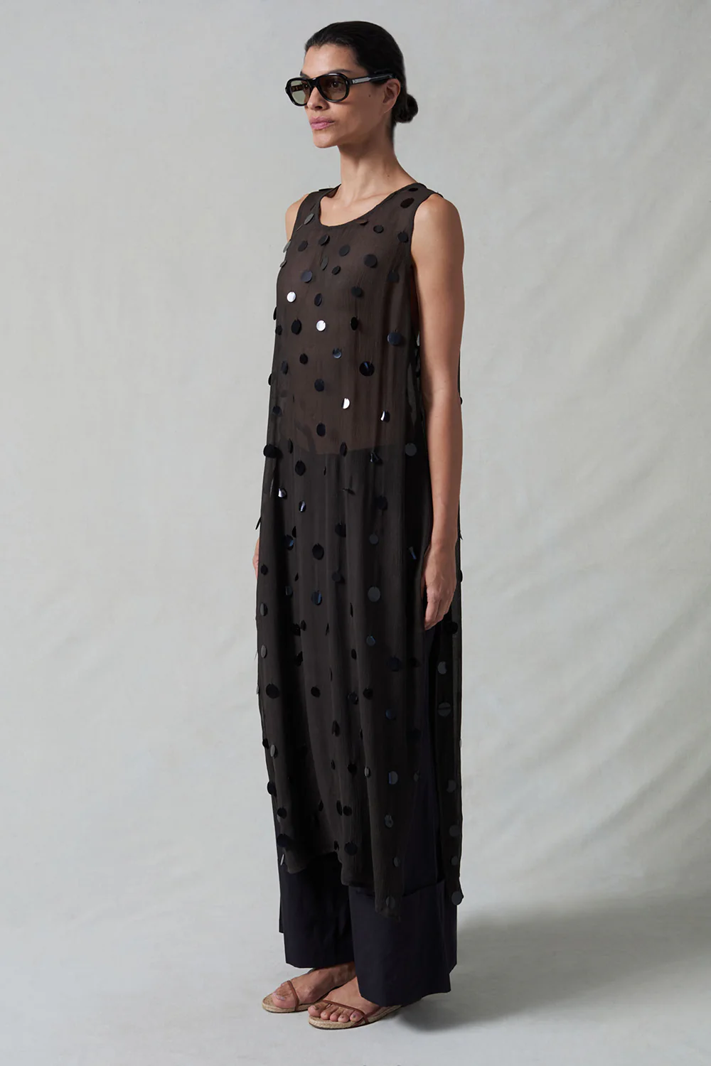 Chloe Sequin Tunic Earth - Image 2