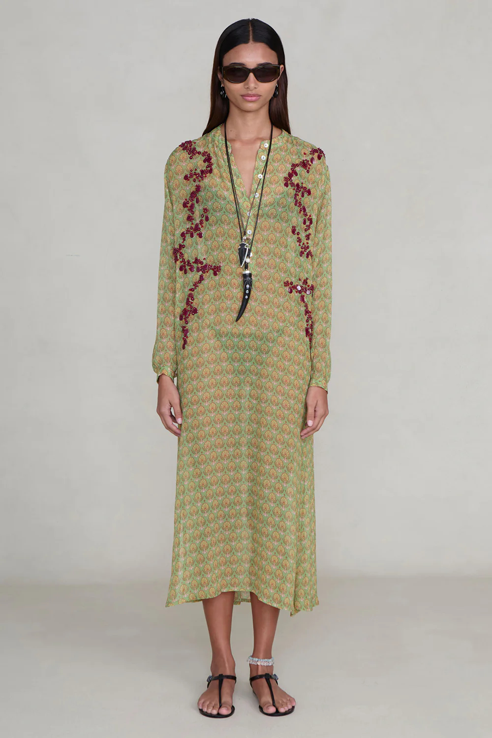Drip Drip Tunic Green