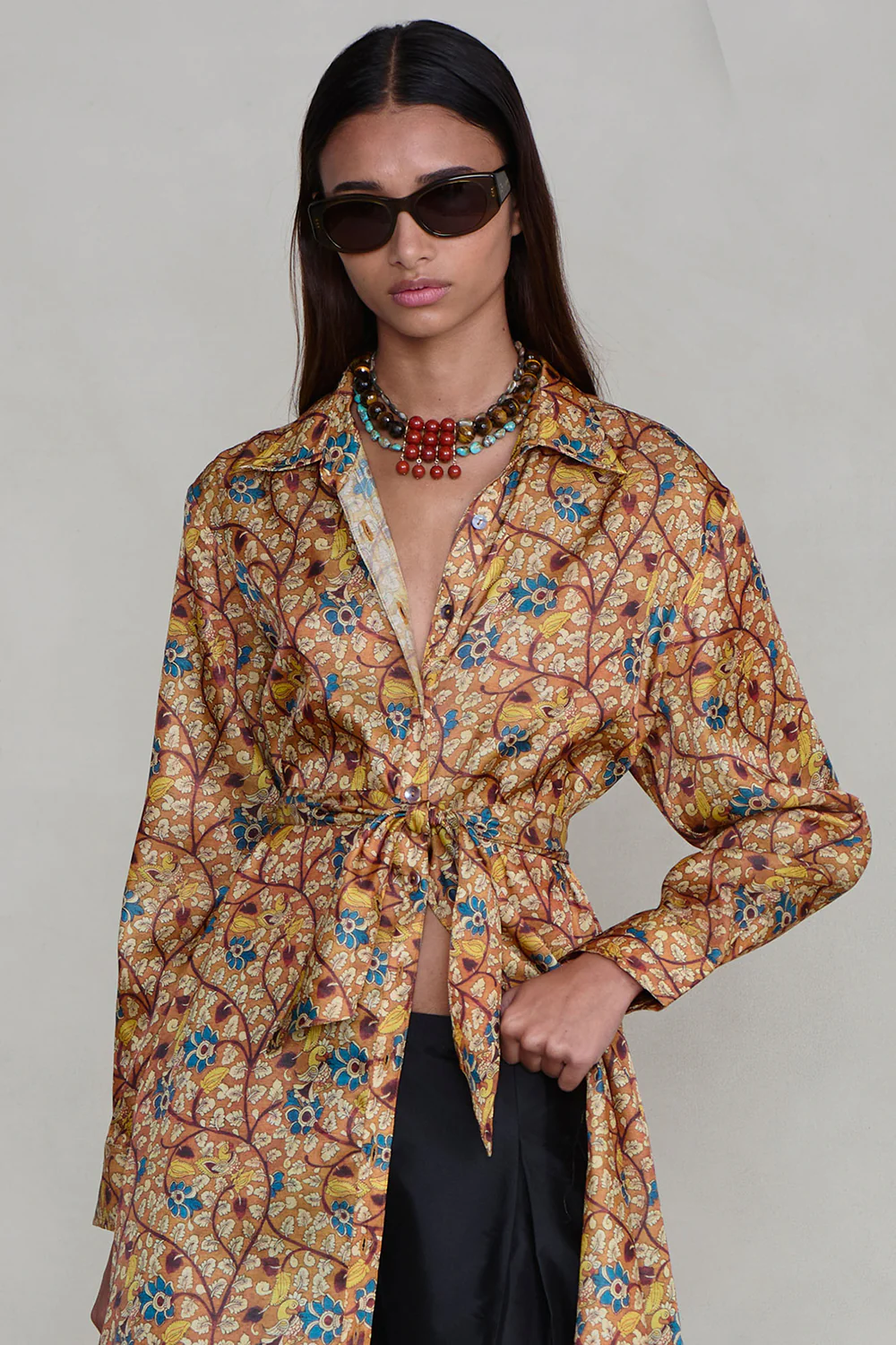 Garden Shirt Dress Marigold - Image 2