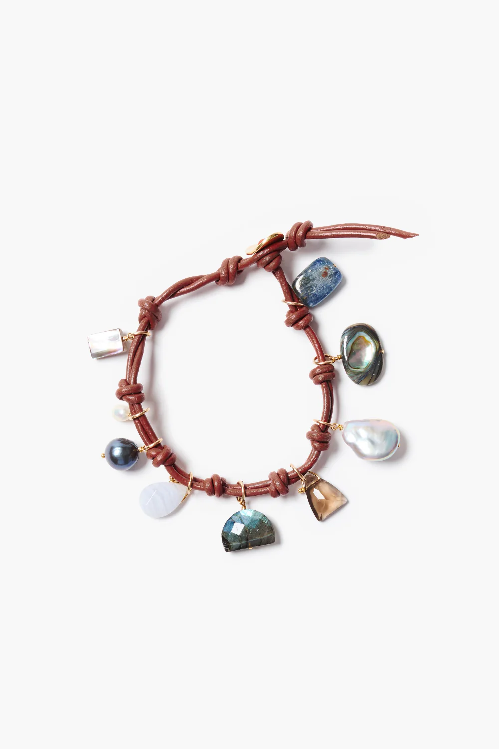 Gemma Charm Bracelet Red