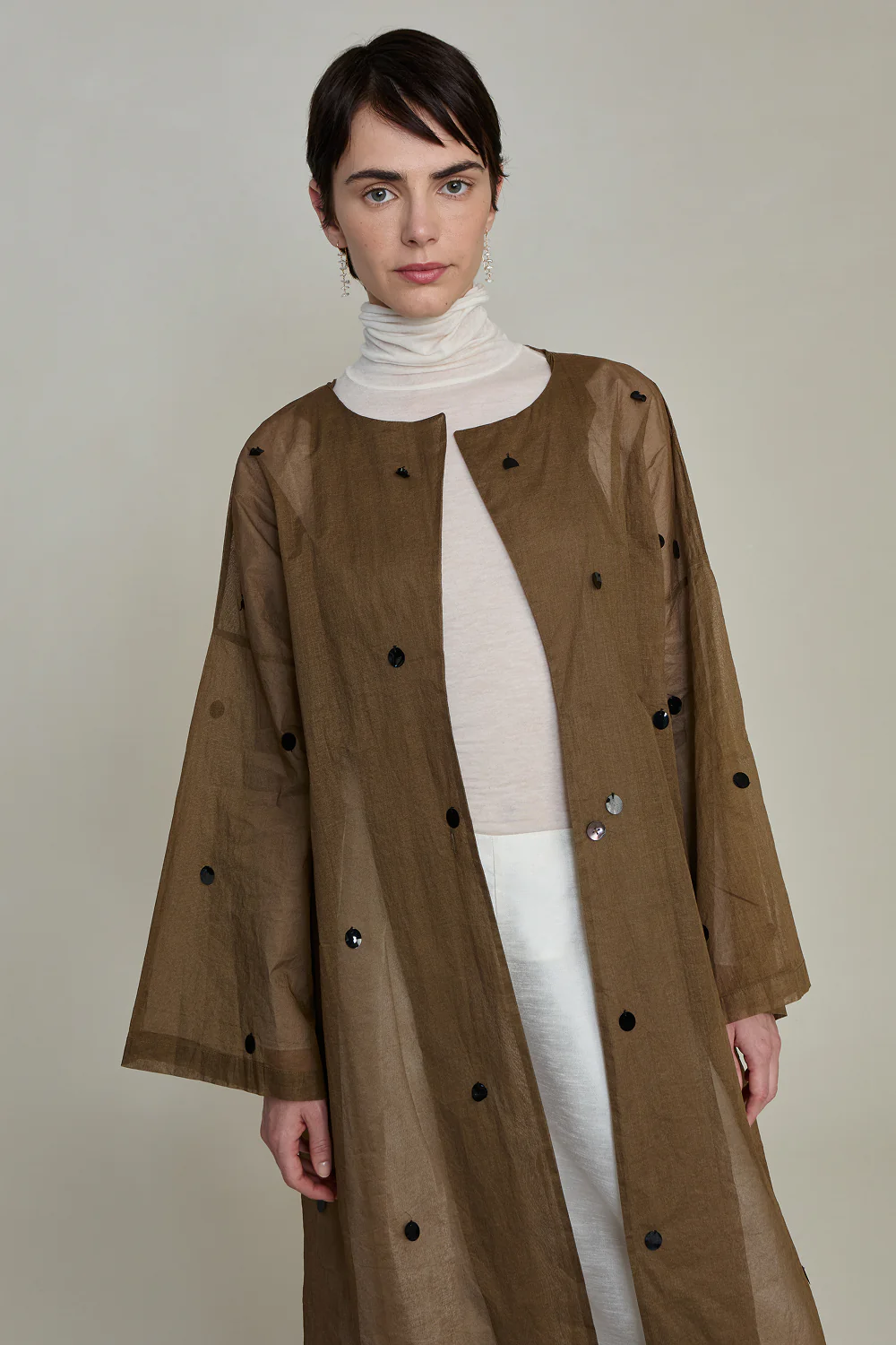 Chandelier Paper Trench Olive - Image 3