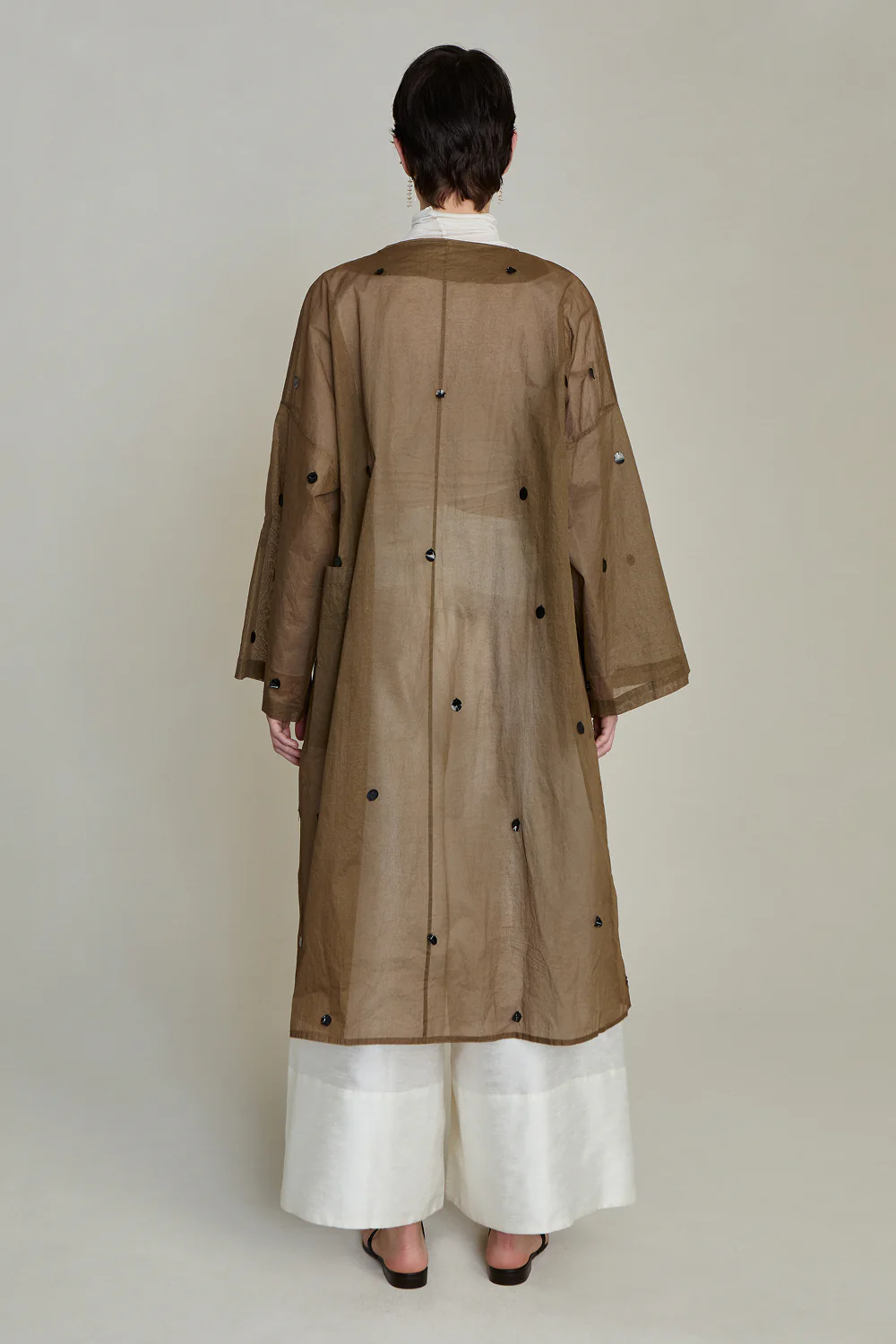 Chandelier Paper Trench Olive - Image 5