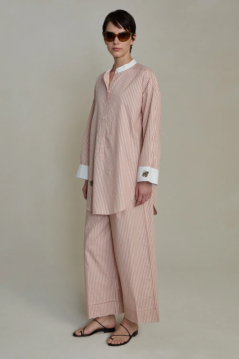 Lita Blouse Pink Stripe - Image 4