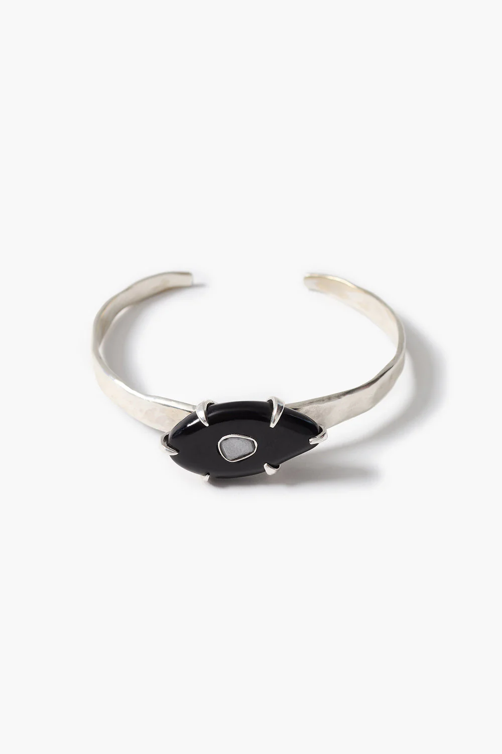 Pebble Cuff Bracelet Black Horn