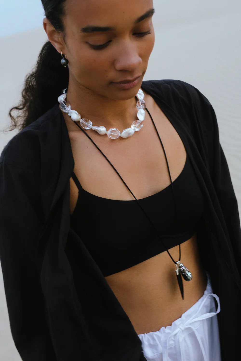 Sherri Necklace Black Mix - Image 4
