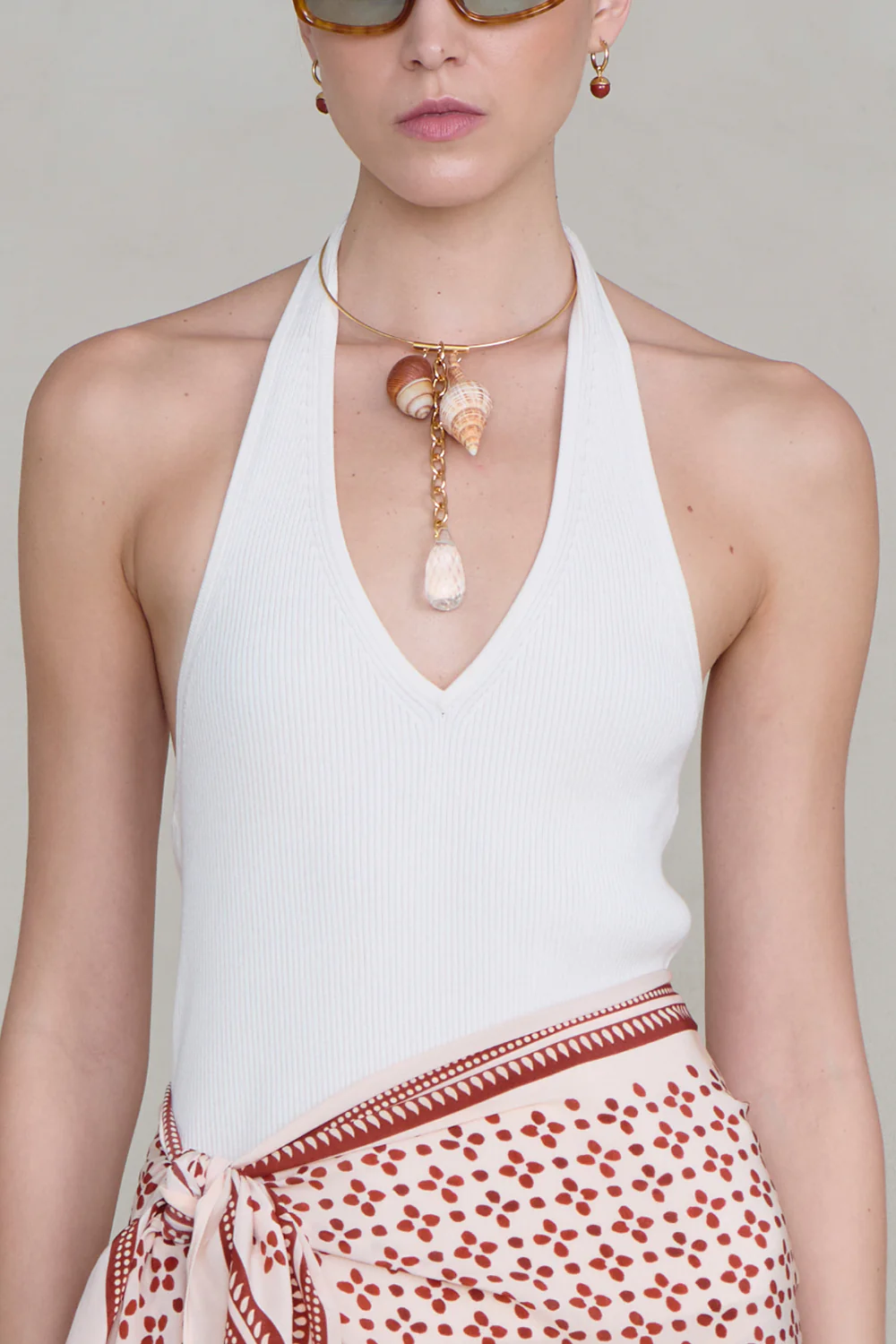 Shore Collar Necklace Clear Quartz - Image 2