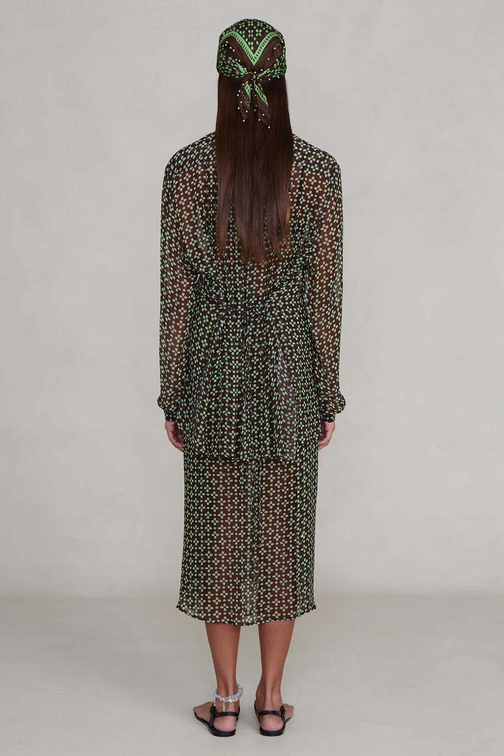Tethered Button Up Shirt Espresso - Image 4