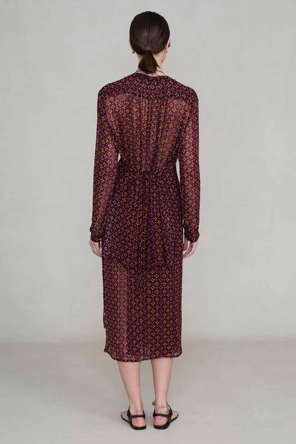 Tethered Button Up Shirt Plum - Image 4