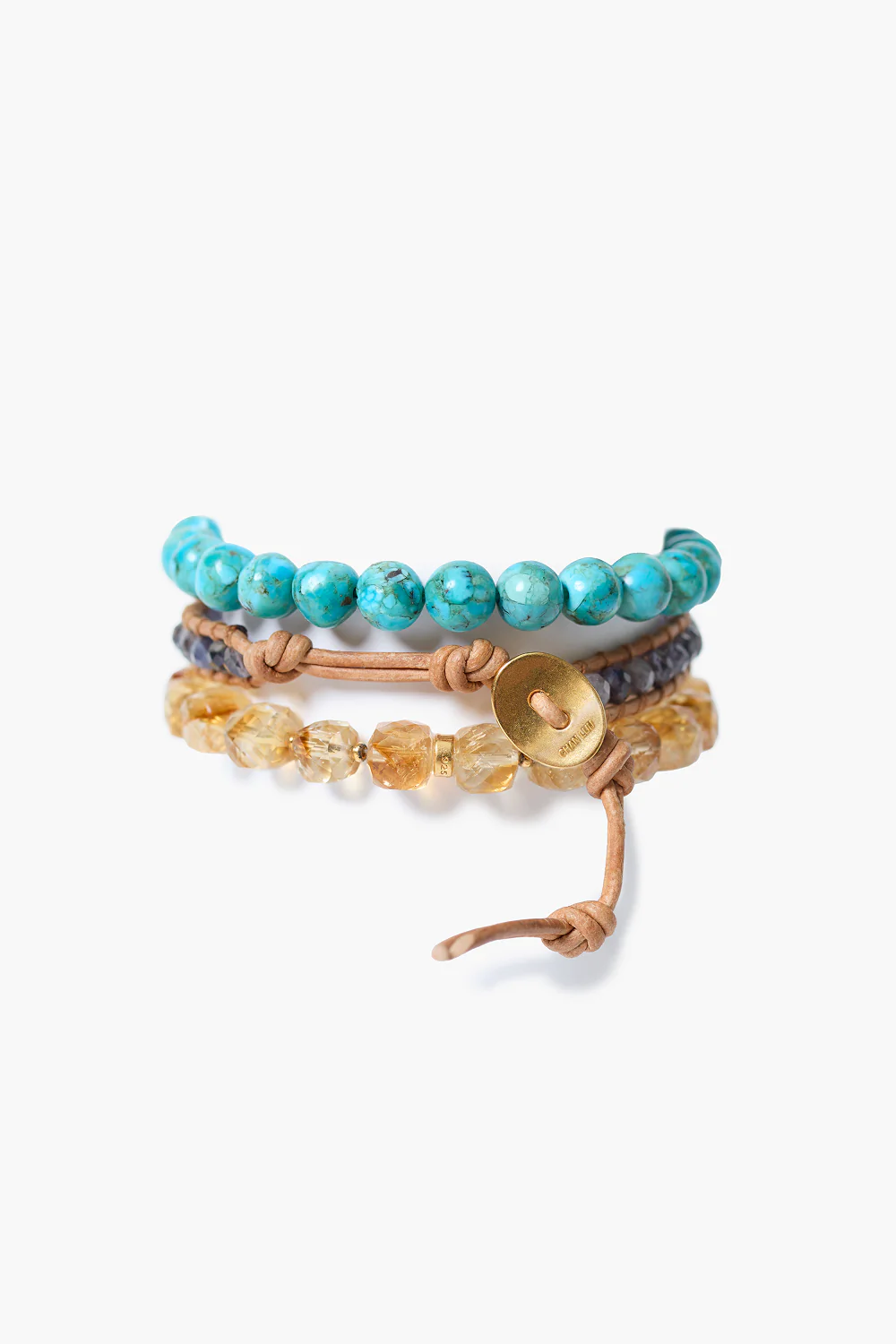 Trinity Bracelet Set Turquoise - Image 2